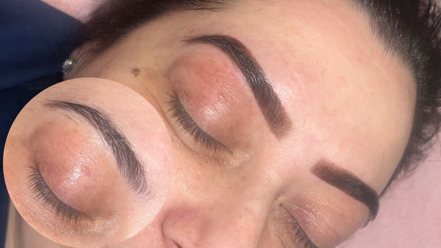 Detailed brow shaping by Aesthetiq Atelier